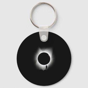 Solar Eclipse 2024 Art Solar Eclipse Art Keychain
