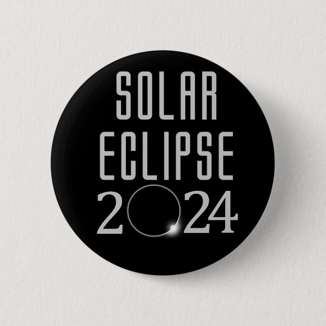 Solar Eclipse 2024 Button (Front)