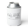 Solar Eclipse 2024 Custom Location Commemorative Can Cooler