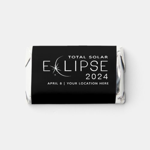 Solar Eclipse 2024 Custom Location Eclipse Party Hersheys Miniatures
