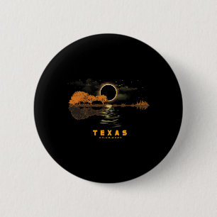 Solar Eclipse 2024 Guitar 04.08.24 Totality Texas  Button