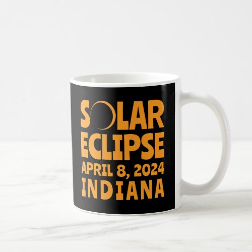 Solar Eclipse 2024 Indiana Coffee Mug