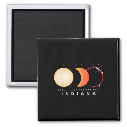 Solar Eclipse 2024 Indiana Total Eclipse Astronomy Magnet