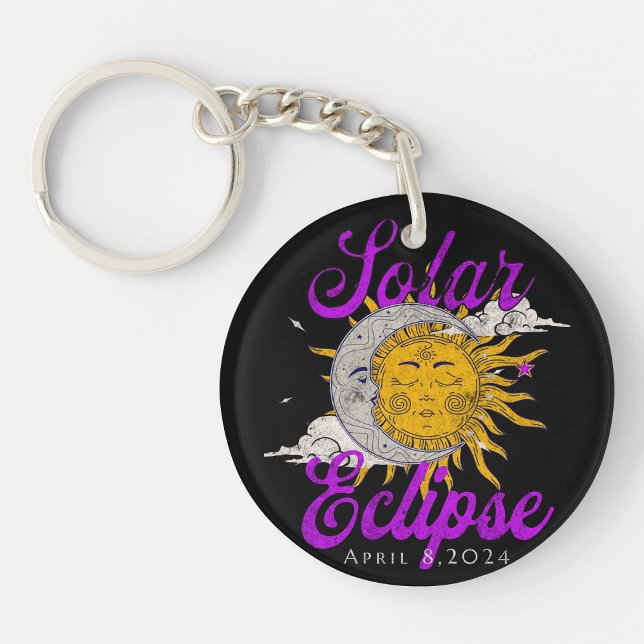 Solar Eclipse 2024 Keychain (solar eclipse keychain)