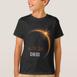 Solar Eclipse 2024 Ohio Totality Spring 4.08.24  T-Shirt