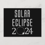 Solar Eclipse 2024 Postcard at Zazzle