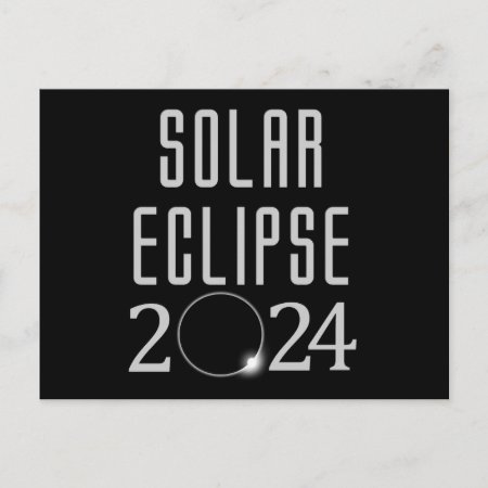 Solar Eclipse 2024 Postcard