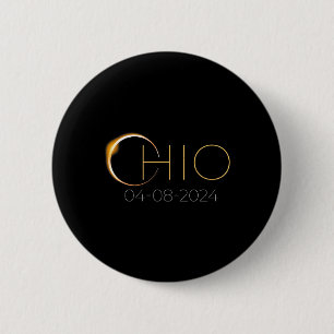Solar Eclipse 2024 State Ohio Total Solar Eclipse  Button