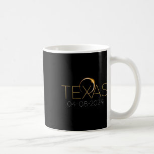 Solar Eclipse 2024 State Texas Total Solar Eclipse Coffee Mug