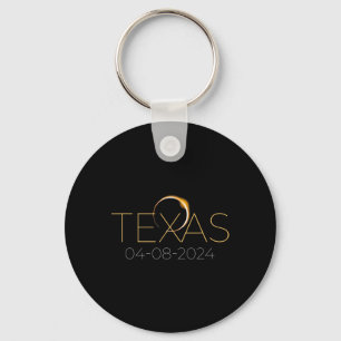 Solar Eclipse 2024 State Texas Total Solar Eclipse Keychain