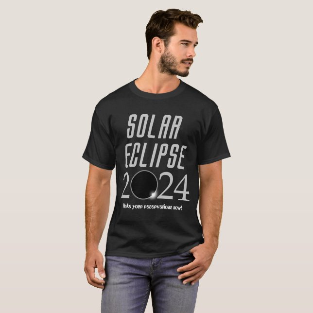Solar Eclipse 2024 t-shirt (Front Full)