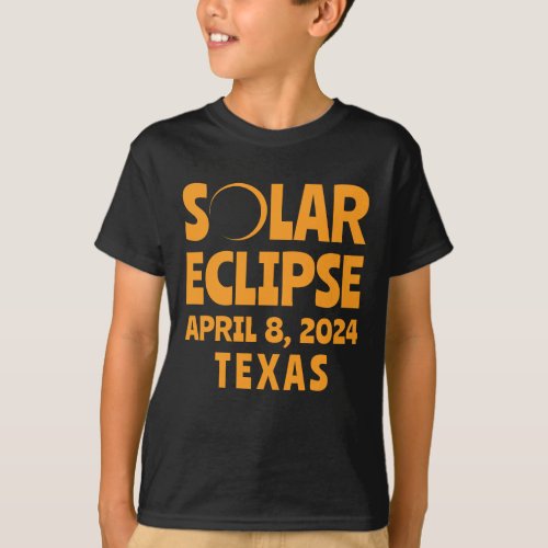 Solar Eclipse 2024 Texas T_Shirt