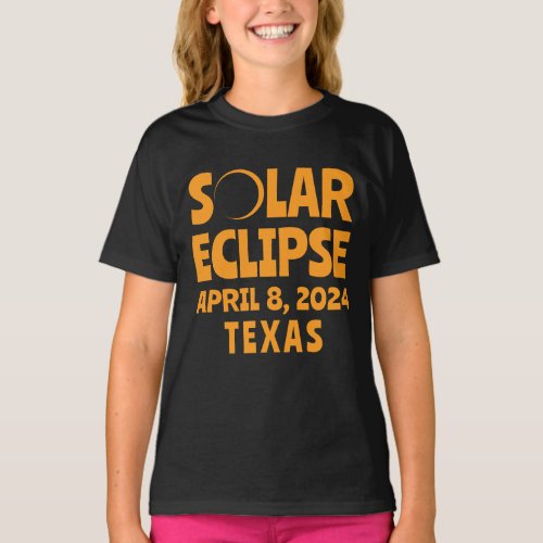 Solar Eclipse 2024 Texas T_Shirt