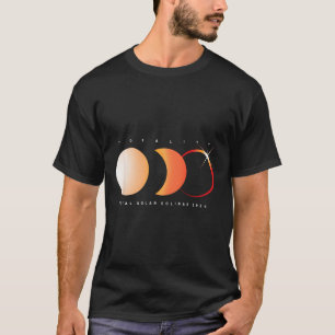 Solar Eclipse 2024 Total Eclipse Astronomy Sun Gra T-Shirt
