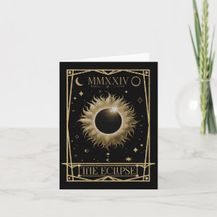 Solar Eclipse 2024 Total Eclipse Astronomy Tarot C Card