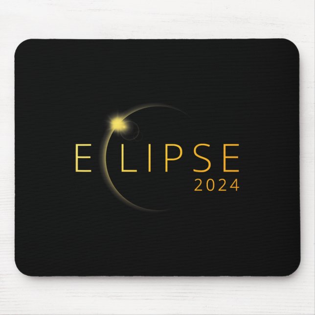 Solar Eclipse 2024 Total Solar Eclipse 4.08.24 5  Mouse Pad (Front)