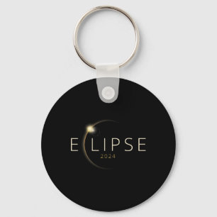 Solar Eclipse 2024 Total Solar Eclipse 4.08.24  Keychain