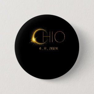 Solar Eclipse 2024 Total Solar Eclipse State Ohio Button