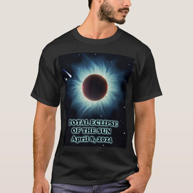 Solar Eclipse 2024  Unisex T-Shirt (Front)