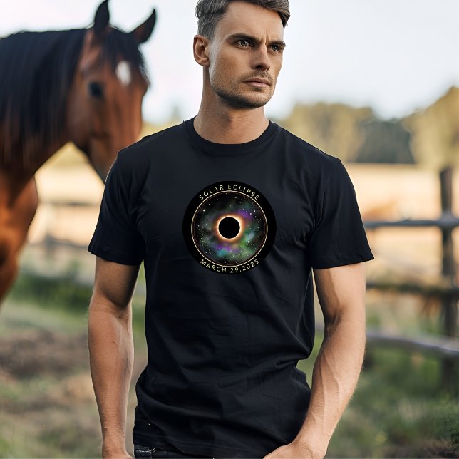 Solar eclipse 2025 celestial custom message T-Shirt (Creator Uploaded)