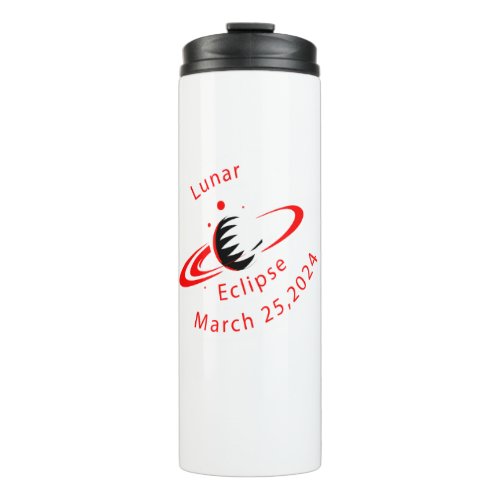 Solar Eclipse 25 March 2024 Thermal Tumbler