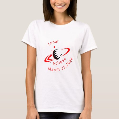 Solar Eclipse 25 March 2024 Woman T_shirts