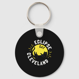 Solar Eclipse 4 8 24 Keychain