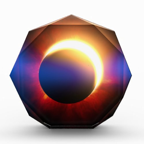 Solar Eclipse Acrylic Award