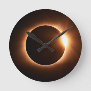 Solar Eclipse Acrylic Clock