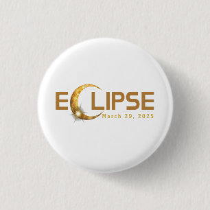 Solar Eclipse American Event 3/29/2025  Button