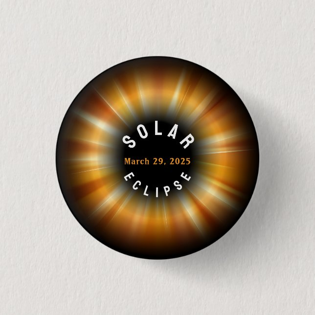 Solar Eclipse American Event 3/29/2025  Button (Front)