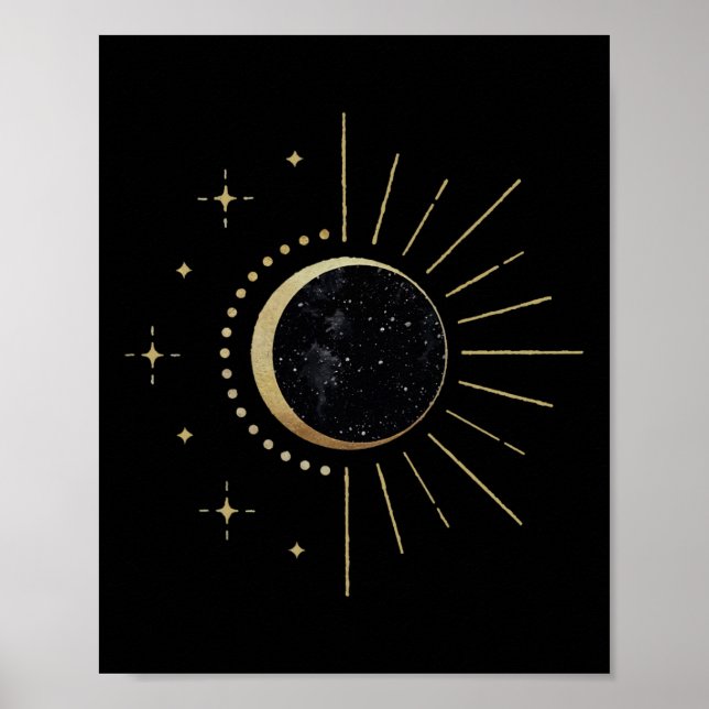 Solar Eclipse American Total Solar Eclipse Path Of Poster (Front)
