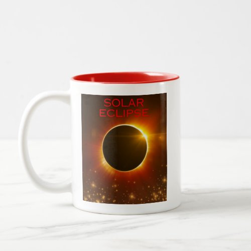 Solar Eclipse April 2024 Two_Tone Coffee Mug