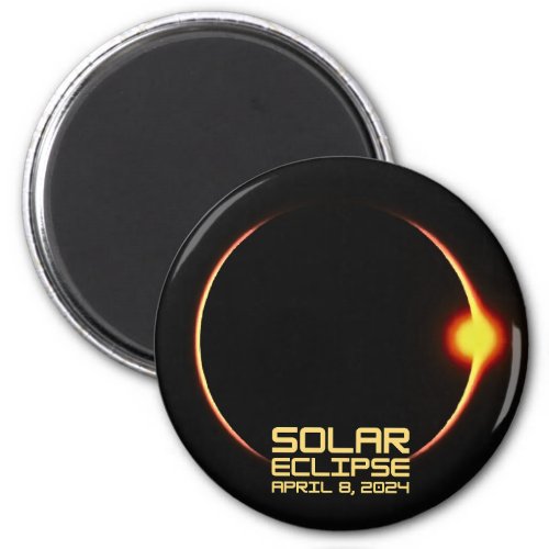 Solar Eclipse April 8 2024 Magnet