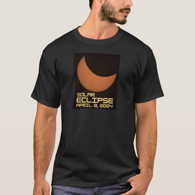 Solar Eclipse April 8, 2024 T-Shirt (Front)