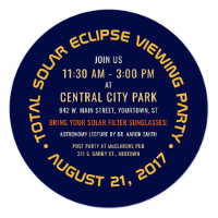 Solar Eclipse | Astronomy Star Party Card