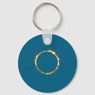 Solar Eclipse August 21 2017 Keychain