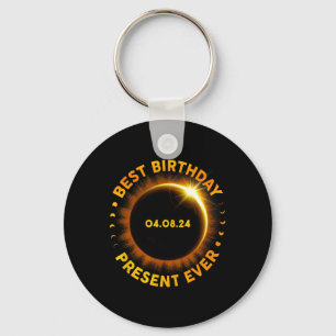 Solar Eclipse Best Birthday Ever Funny Totality Ap Keychain