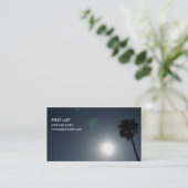 Solar Eclipse Business Card (Standing Front)