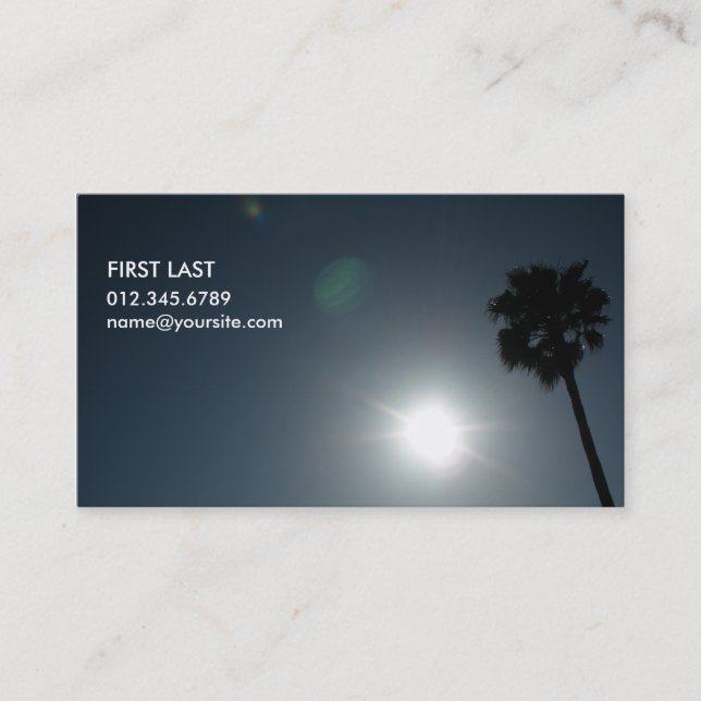 Solar Eclipse Business Card (Front)