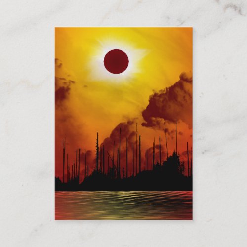 Solar Eclipse Business Card