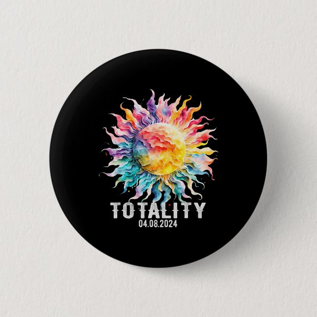 Solar Eclipse  Button (Front)