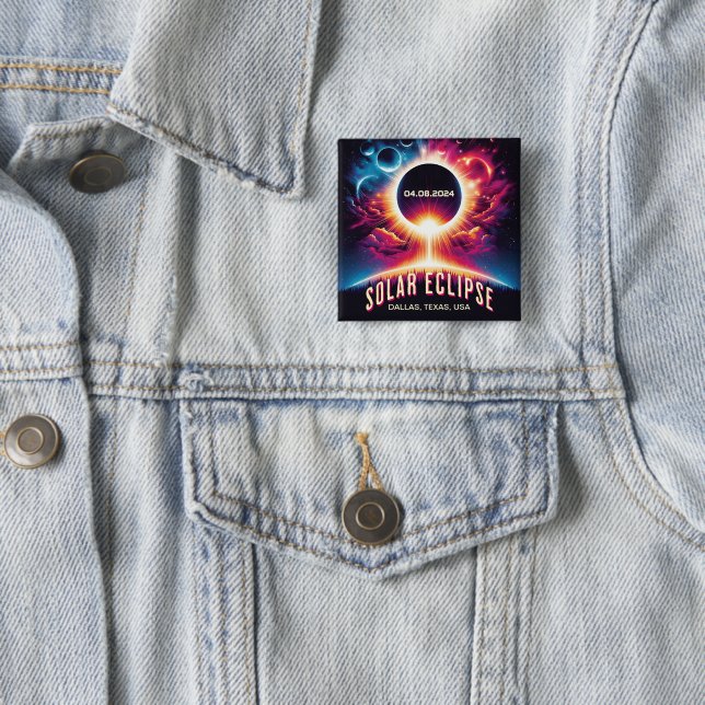 Solar Eclipse  Button (In Situ)