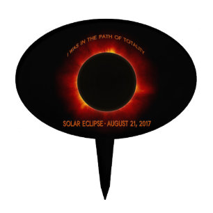 Solar Eclipse Cake Topper