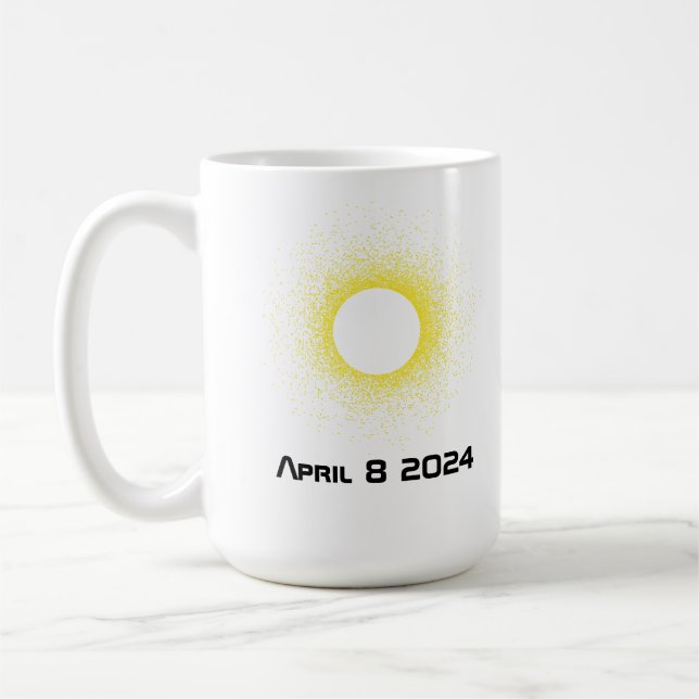 Solar eclipse coffee mug  (Left)