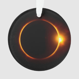 Solar Eclipse Dark Sun & Moon Ornament