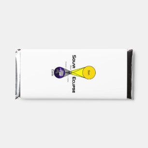 Solar Eclipse Diagram Hershey Bar Favors