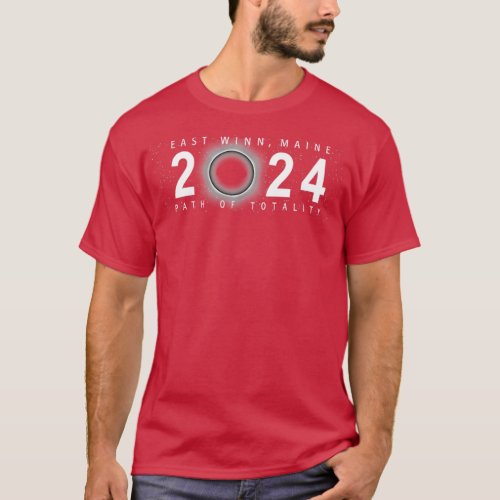 Solar Eclipse East Winn Maine April 8 2024  T_Shirt