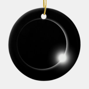 Solar Eclipse Eclipse Sun Flare Solar Flare Ceramic Ornament