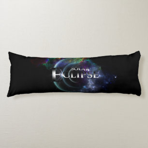 Solar Eclipse Fractal Art Spacescape Body Pillow